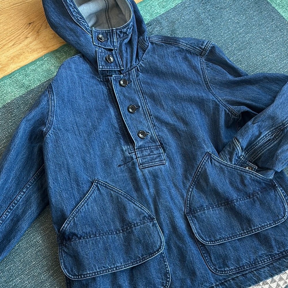 Vintage Marc Jacobs Sailor Barn Jacket Pockets Pullover Small